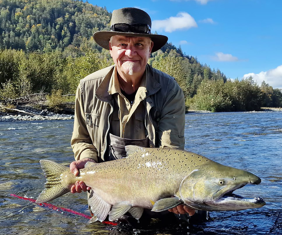 Fiskeguide jesper nymann fra lakseskolen og fiske-eventyr